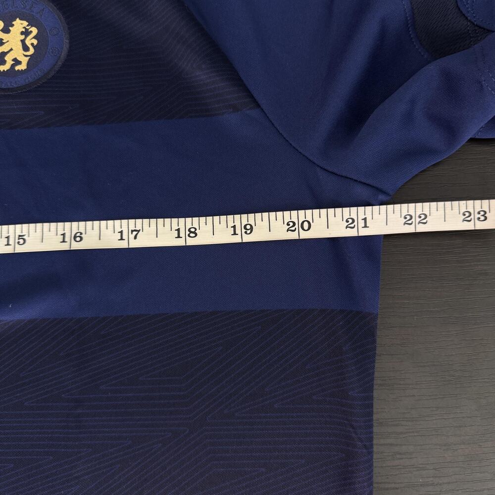 Nike Chelsea FC Shirt Womens XL Pre Match Soccer Top Dri Fit Trivago Blue NEW - Picture 8 of 10